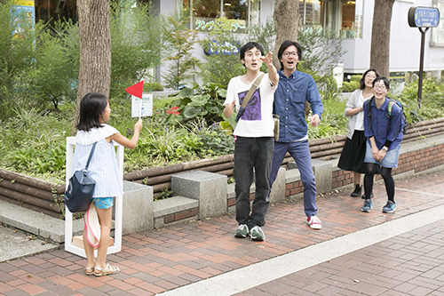 多摩一キロフェススイッチ「旗をあげてください」