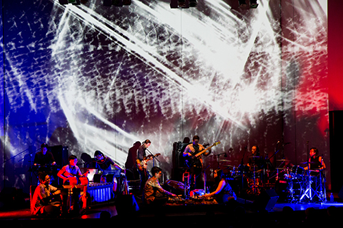 The Observatory performing Continuum. Photo:Hideto Maezawa.