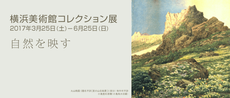 横浜美術館コレクション展「自然を映す」4月1日(土)は無料開館日
