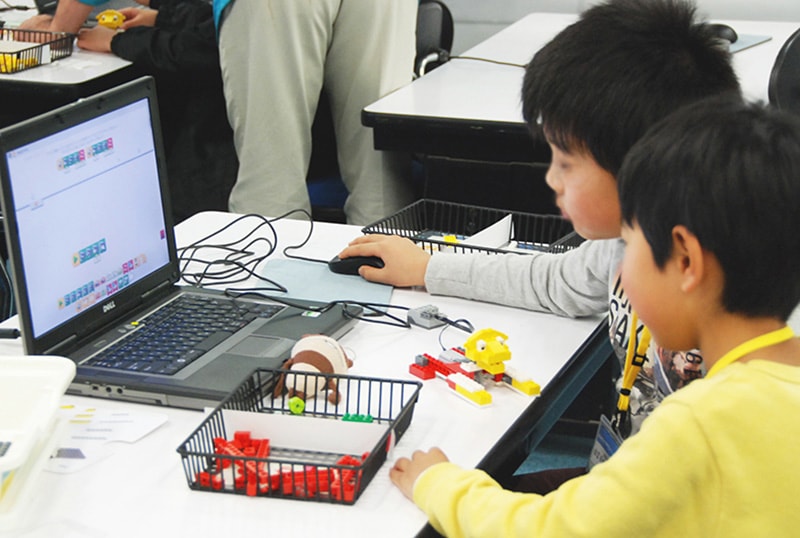 ロボット&プログラミング教室「初めてのプログラミング・アドバンス ~レゴWeDoを使って~(センサープログラミング)」