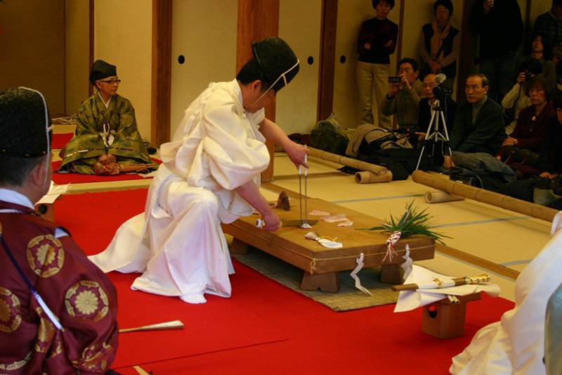 三溪園で過ごすお正月―横浜市指定有形文化財 鶴翔閣内部特別公開 庖丁式