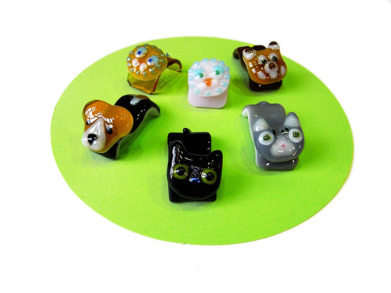 冬の期間限定メニュー ~ガラスフュージングで作ろう!キラキラアクセサリー&まんまる時計&どうぶつオブジェ