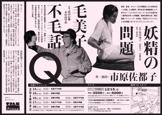 Q(TPAMフリンジ STスポットセレクション参加作品) 「毛美子不毛話」「妖精の問題」