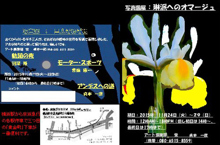 貞本一彦個展「琳派へのオマージュ アンデスへの道」