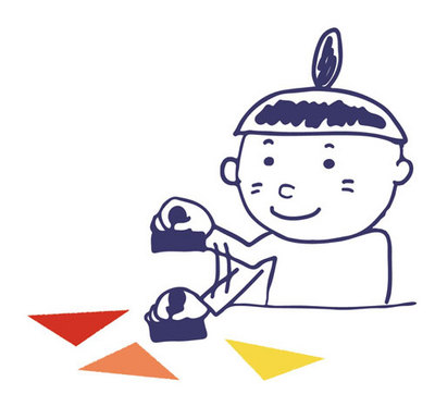 【黄金町芸術学校2015】こどもアートコース『スタンプお絵かき』