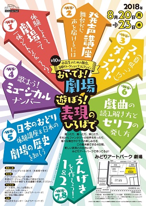 おいでよ!劇場 遊ぼう!表現のひろばで ~中高生の為の舞台、演劇ワークショップコレクション 第10回~