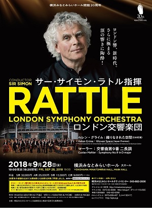 横浜みなとみらいホール開館20周年 サー・サイモン・ラトル指揮 ロンドン交響楽団