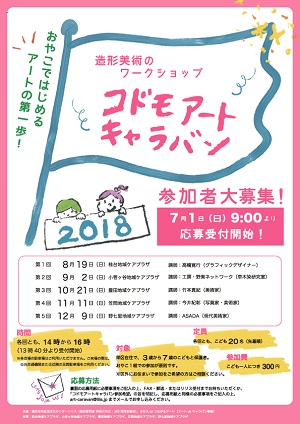 コドモアートキャラバン2018