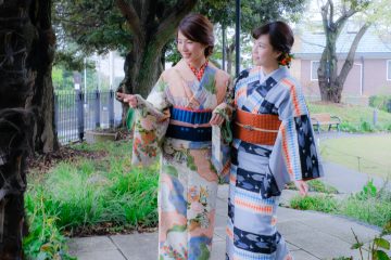 일본식 복장으로 즐기는 가마쿠라 산책＜앙상블＞