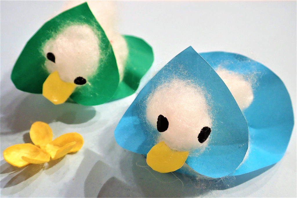「まわた」を使って、かわいい「アヒル人形」を作ろう!