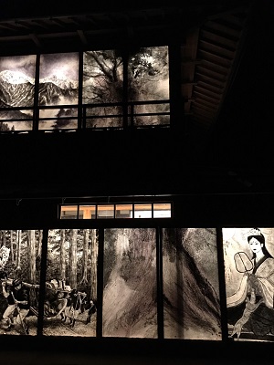 あざみ野アーティスト村芸術展(日本画家 伊東正次と日中蒙友好展と油障子展示)
