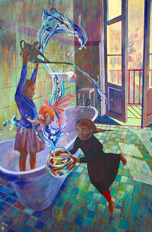 長谷川桑知子 展 <戯画と現実の間>