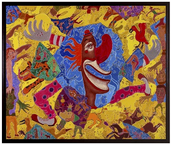 岡部文明2019展― 「ラグビー精神」で、愛と平和の象徴を描く―