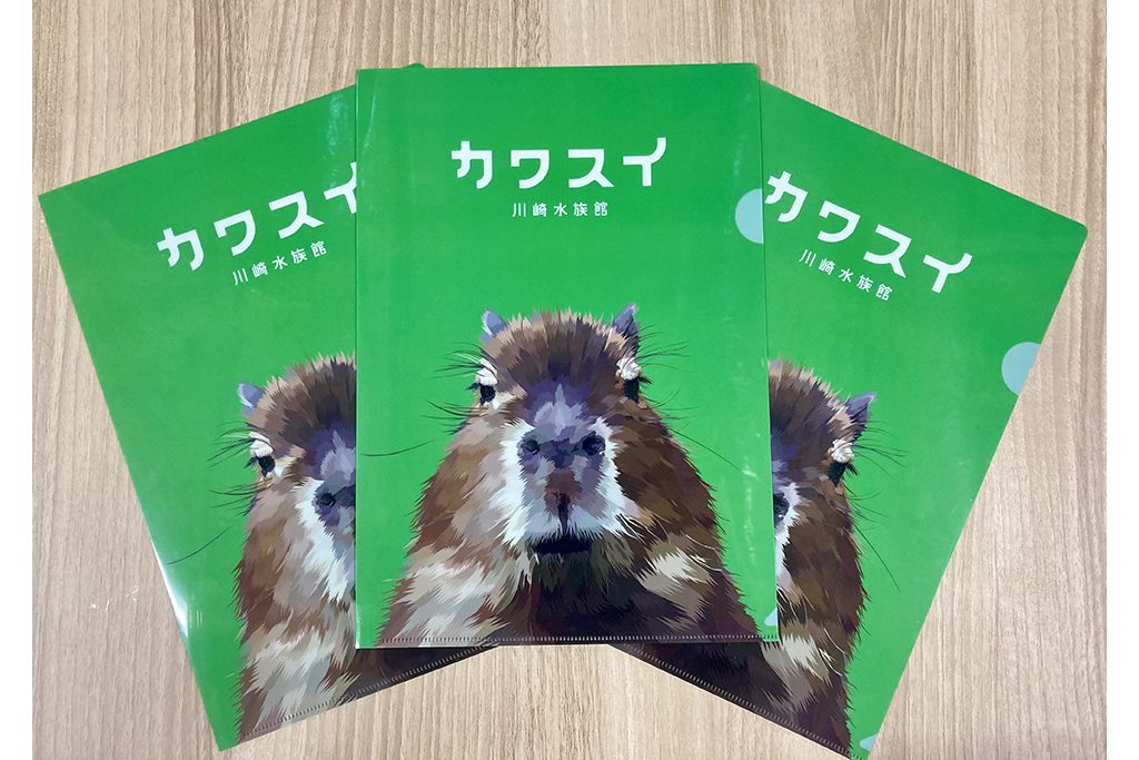 カワスイ 川崎水族館のクリアファイル「カピバラ」バージョンを4名様にプレゼント！
