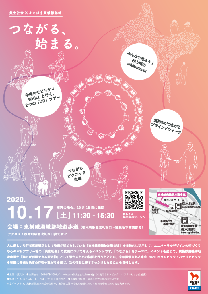 【d】 共生社会×東横線跡地利活用実験イベント「つながる、始まる。」