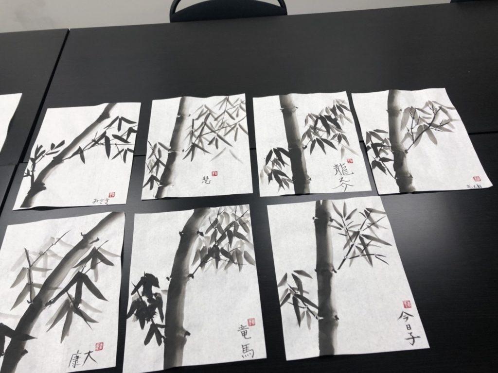【d】 日本大好きプロジェクトによる伝統文化体験ワークショップ「水墨画」