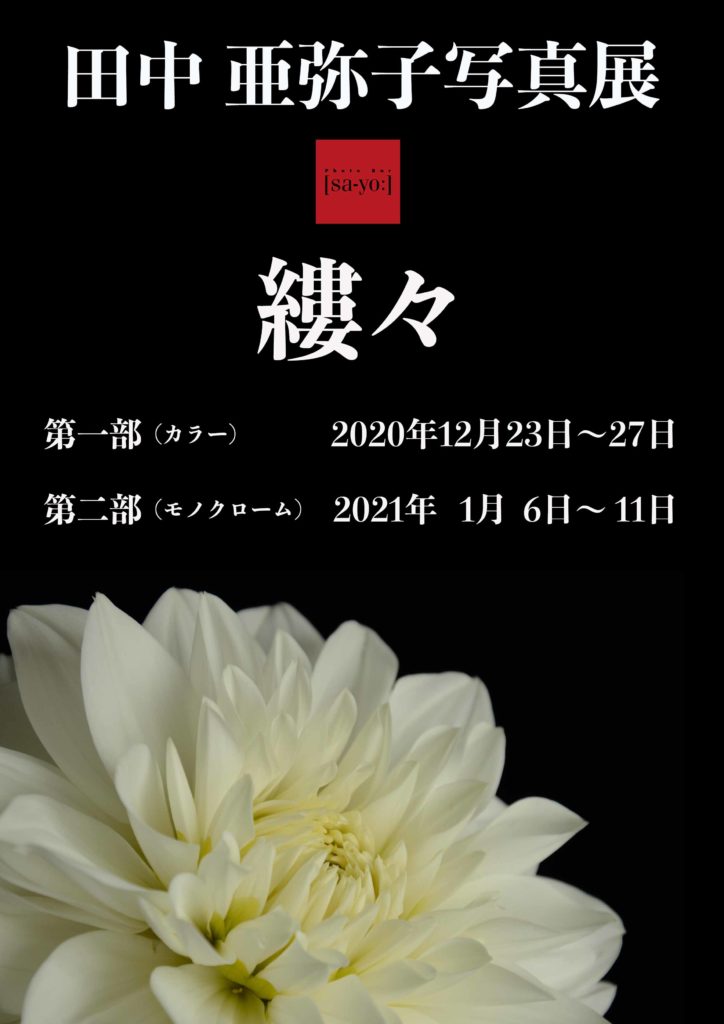 【d】 田中亜弥子写真展「縷々」