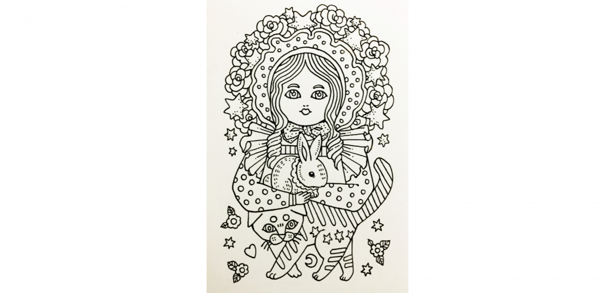 OTTER A書き下ろしイラストのぬりえを楽しみましょう!