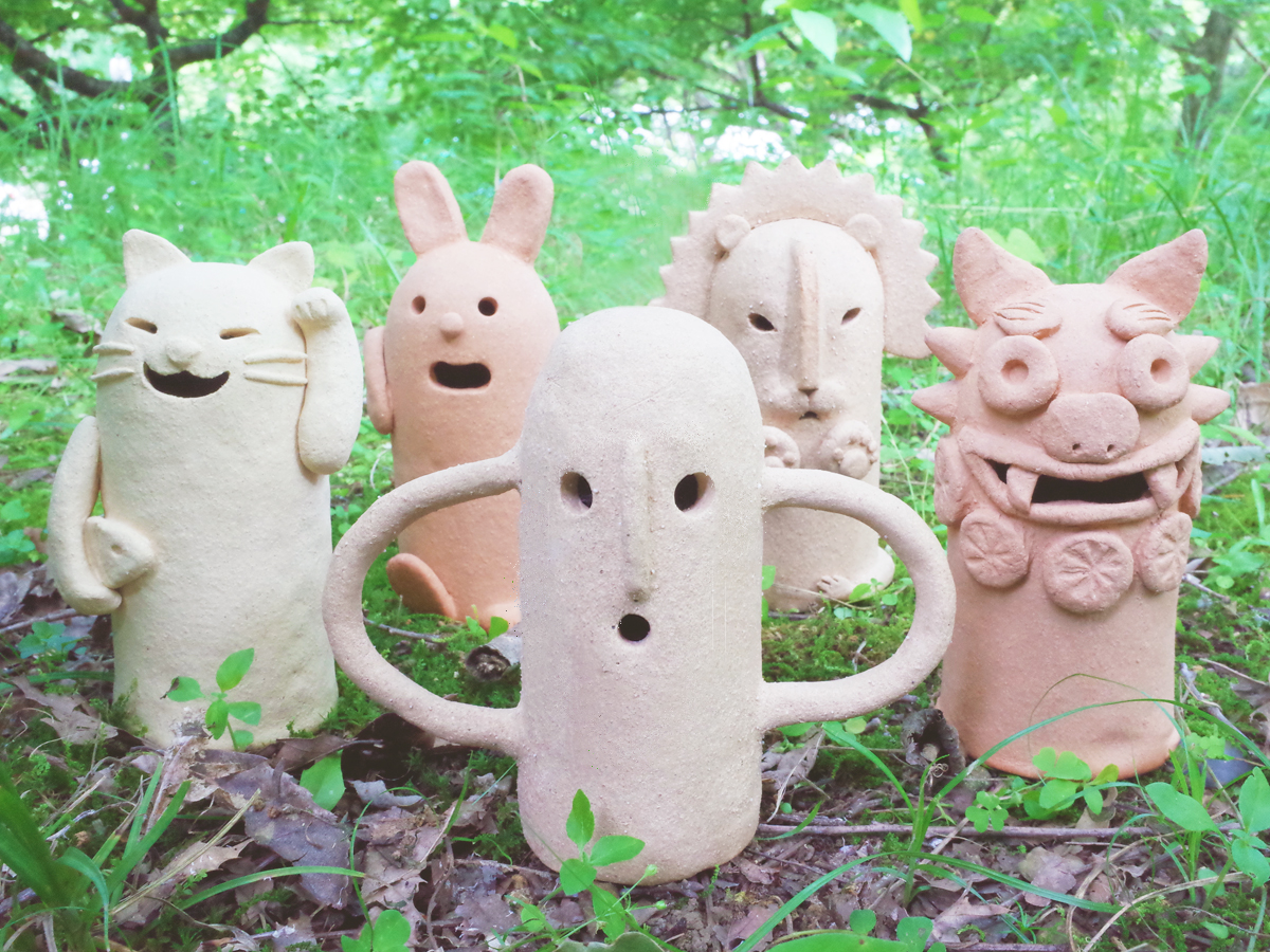 自分だけの独創的な「埴輪風〇〇」を作ってみよう♪