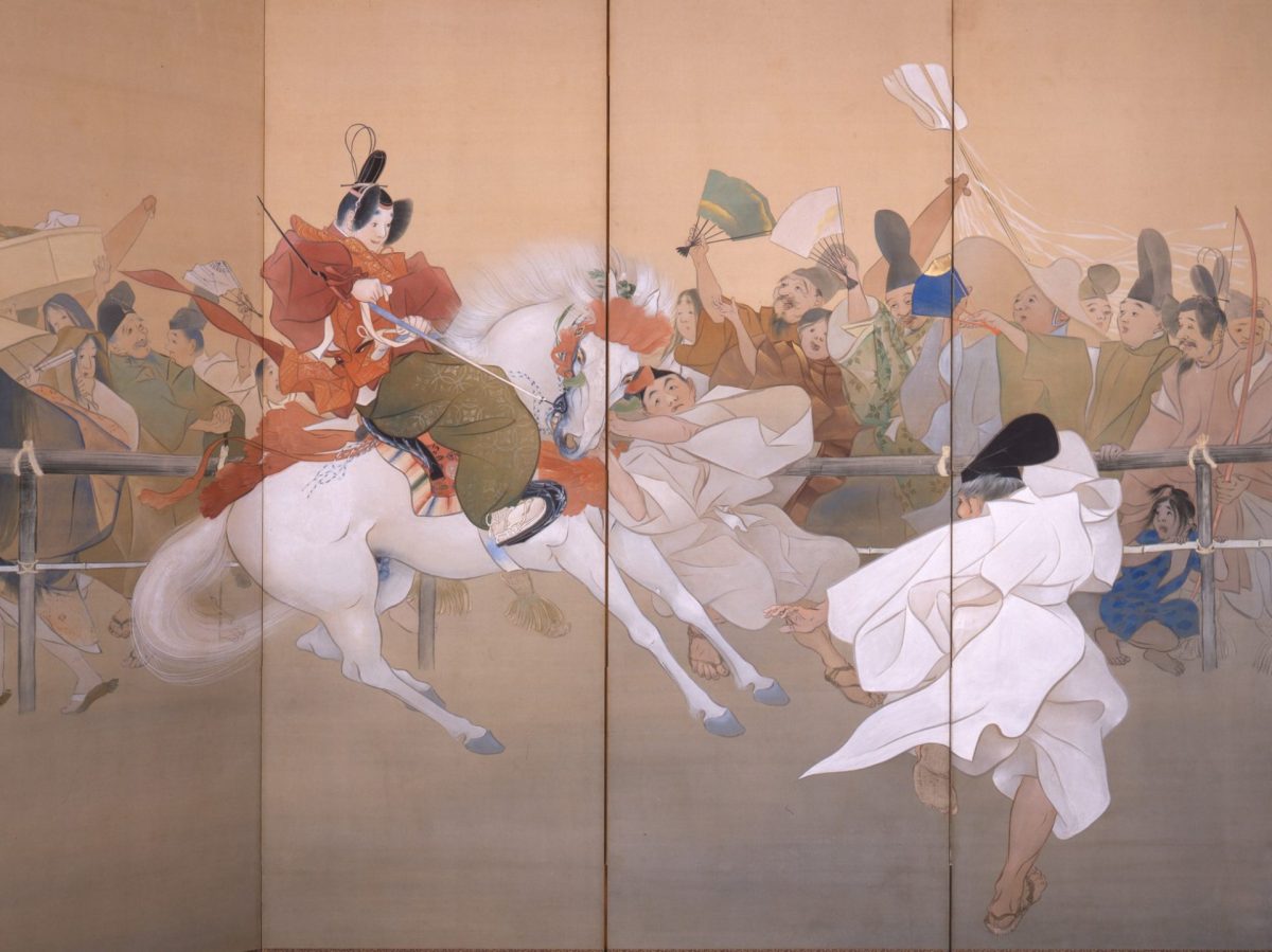 初秋の代表的な催しの観月会にちなんだ「月」にちなんだ作品を展示