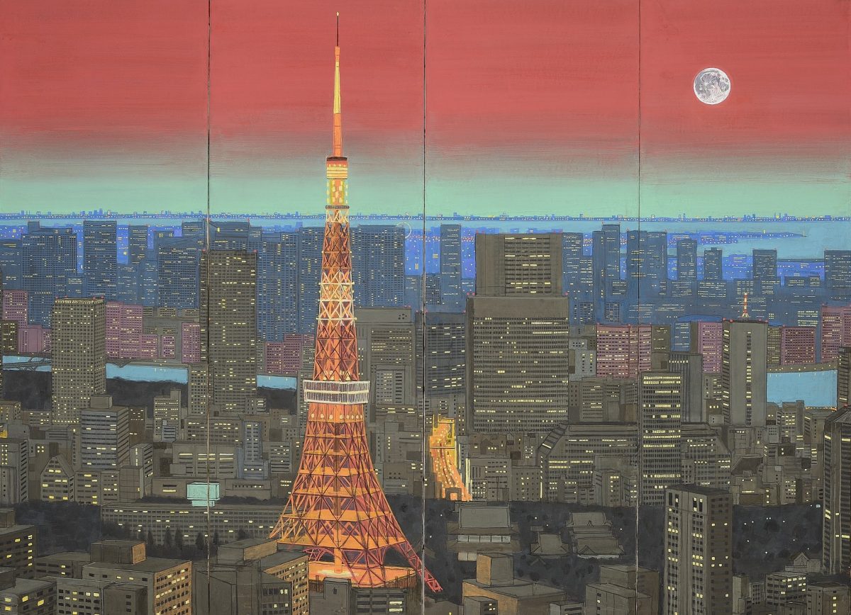 2021年に初めて身近な都市風景を描いた大作〈東京〉を初展示します。