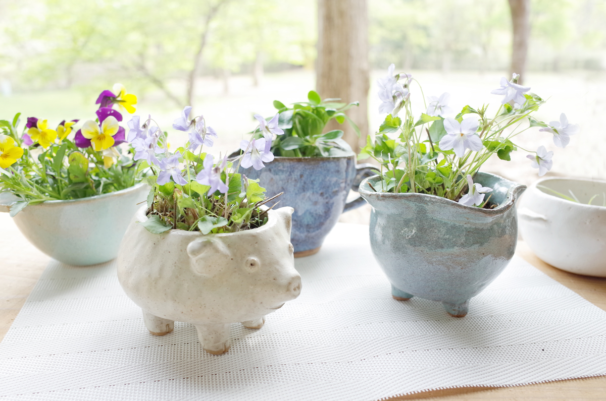 お花やハーブなどを植えるのにぴったりな植木鉢を作りませんか？