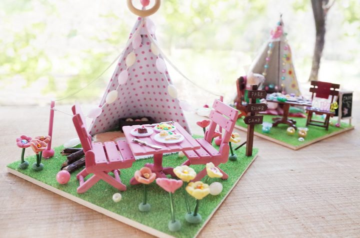 こどもと一緒に楽しむ 木工｢キャンプジオラマ｣作り の画像