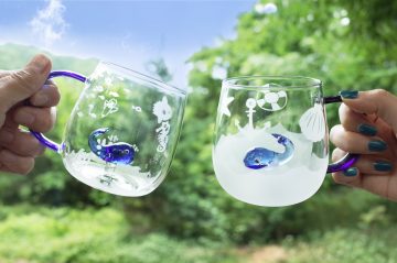 製作“鯨魚杯” 的圖片
