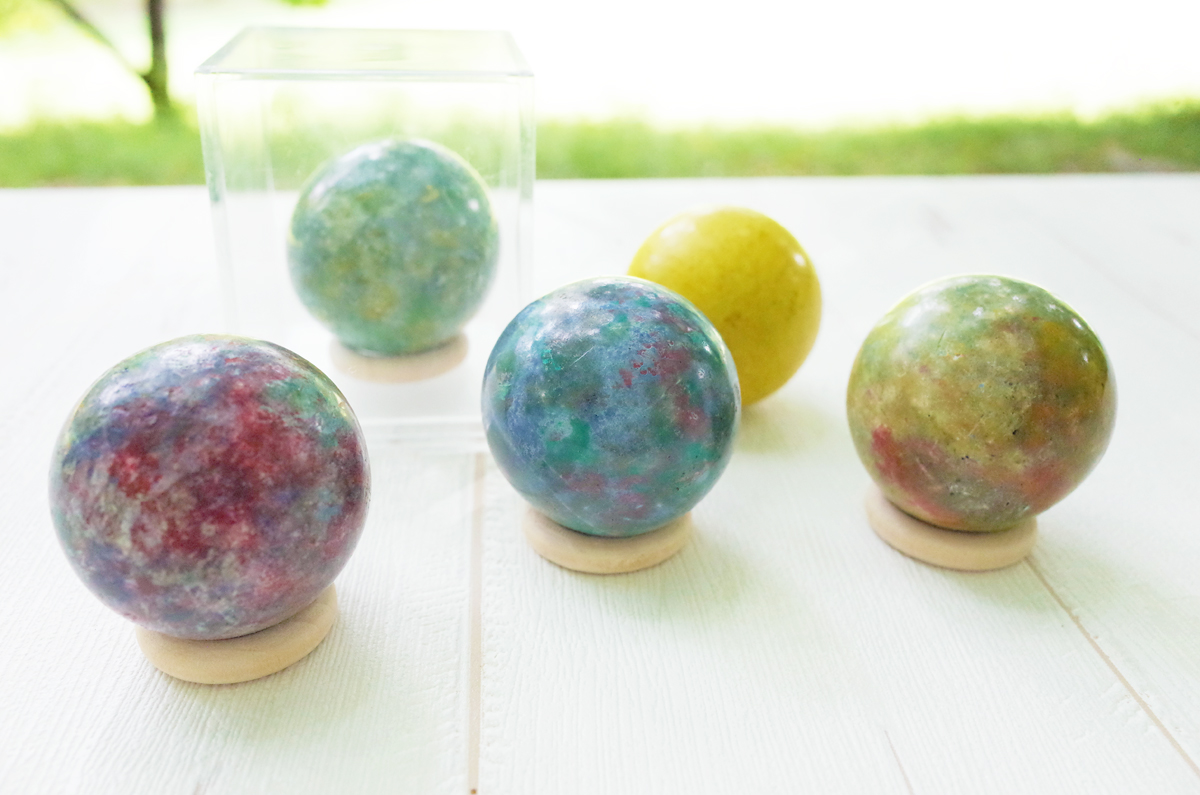 泥団子でつくる｢ピカピカアースボール｣