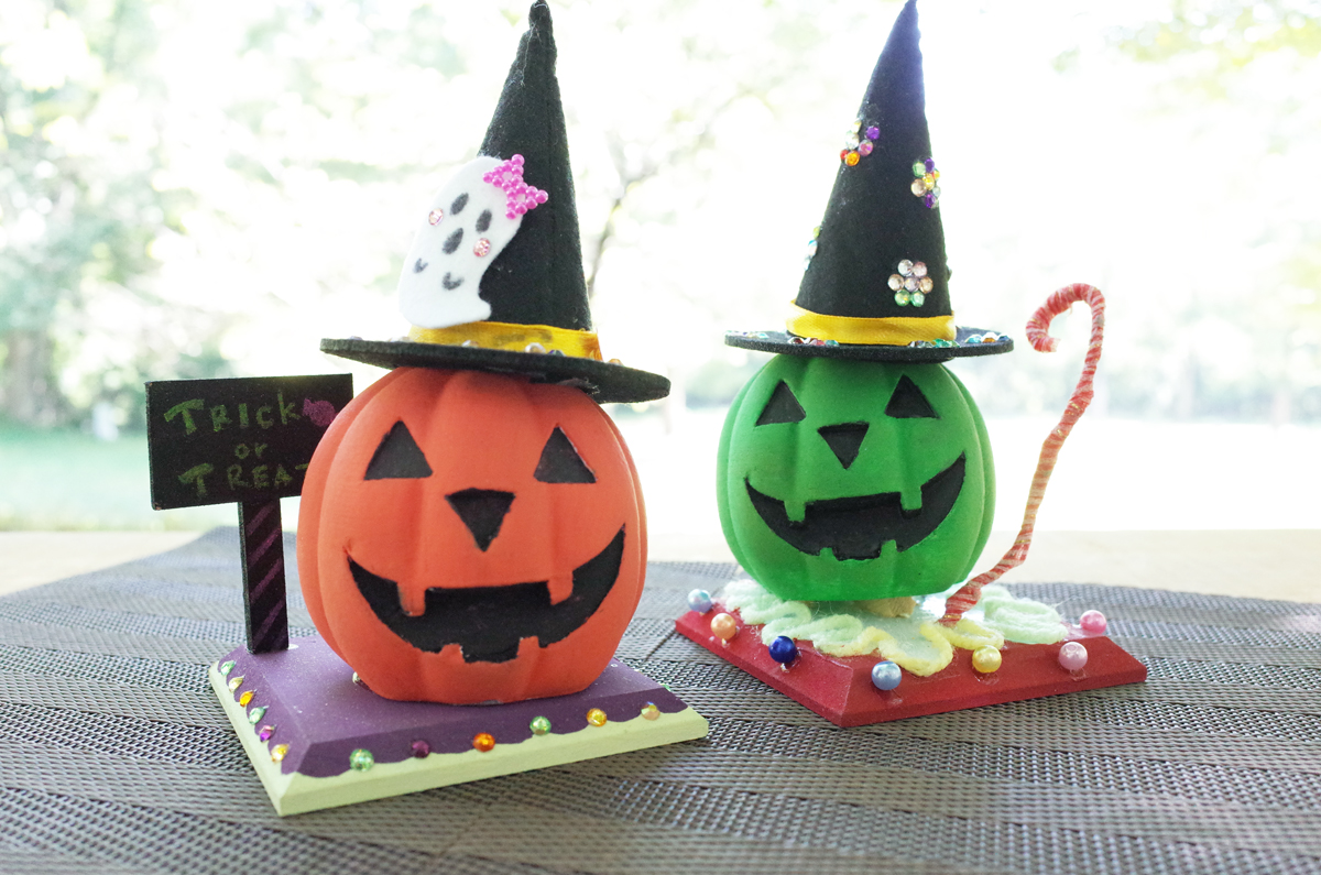3Dハロウィンデコ作り！