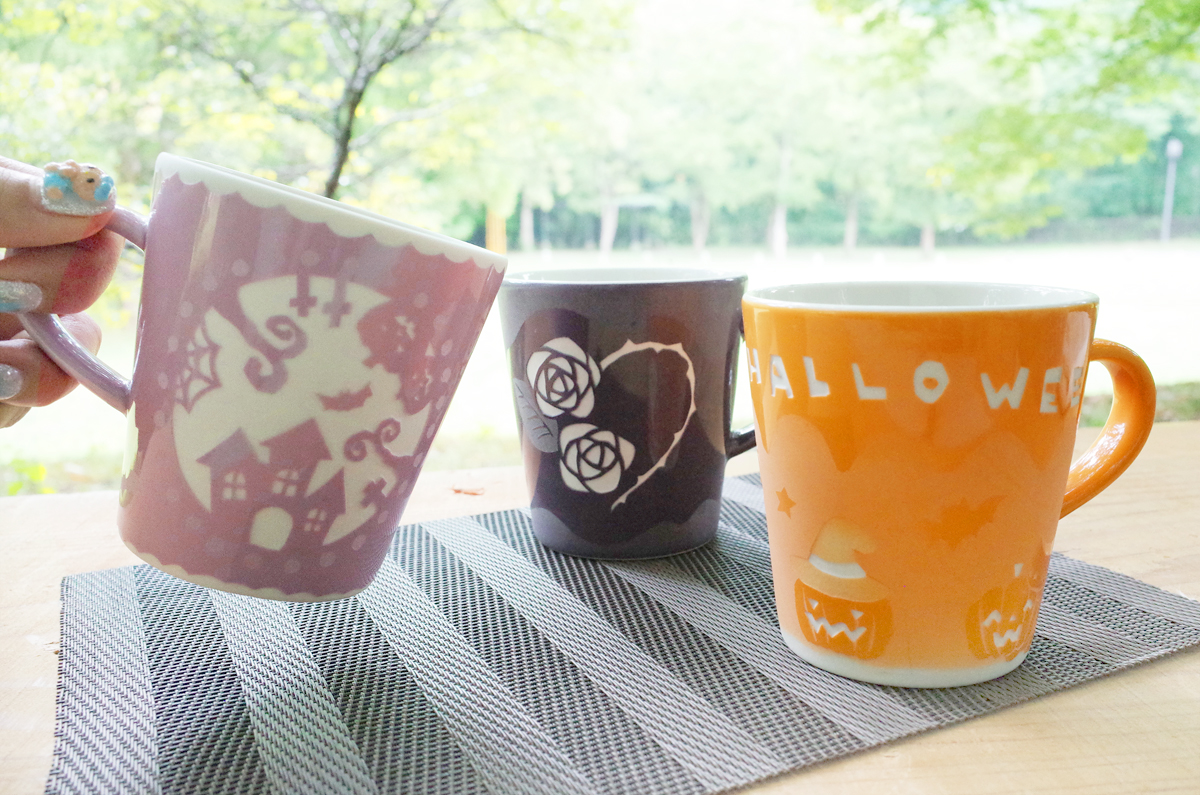 陶器のカラーマグカップ作り！