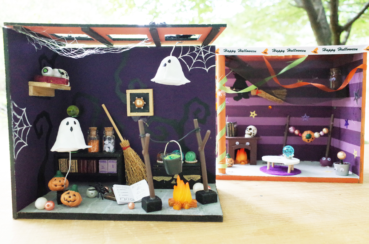 ハロウィンホラーハウス作り!