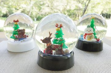 クリスマススノードーム の画像