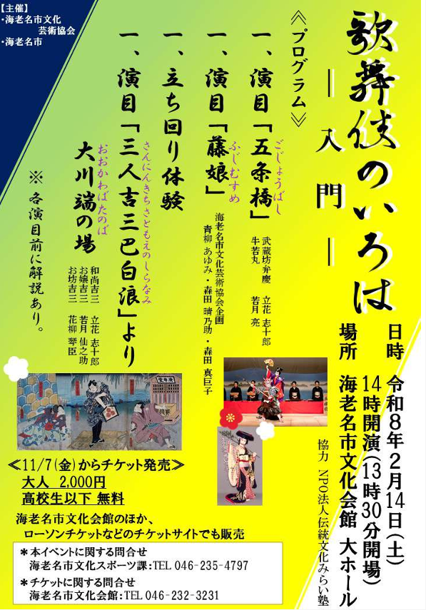 歌舞伎のいろは －入門－