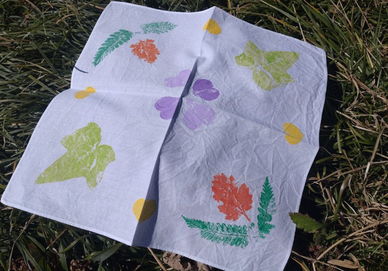【事前申込制】葉っぱでハンカチをかざろう