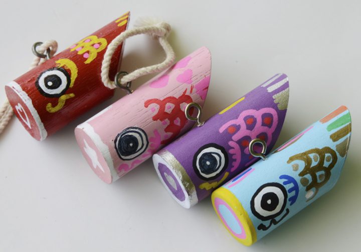 和孩子們一起享受吧 鯉魚飄帶吊墜 的圖片