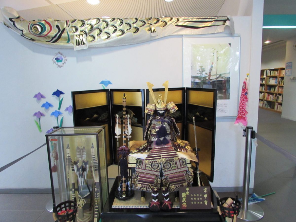 ミニ展示「博物館で五月人形」