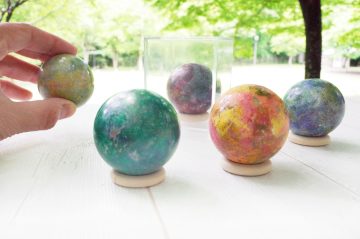 泥団子でつくるピカピカアースボール の画像