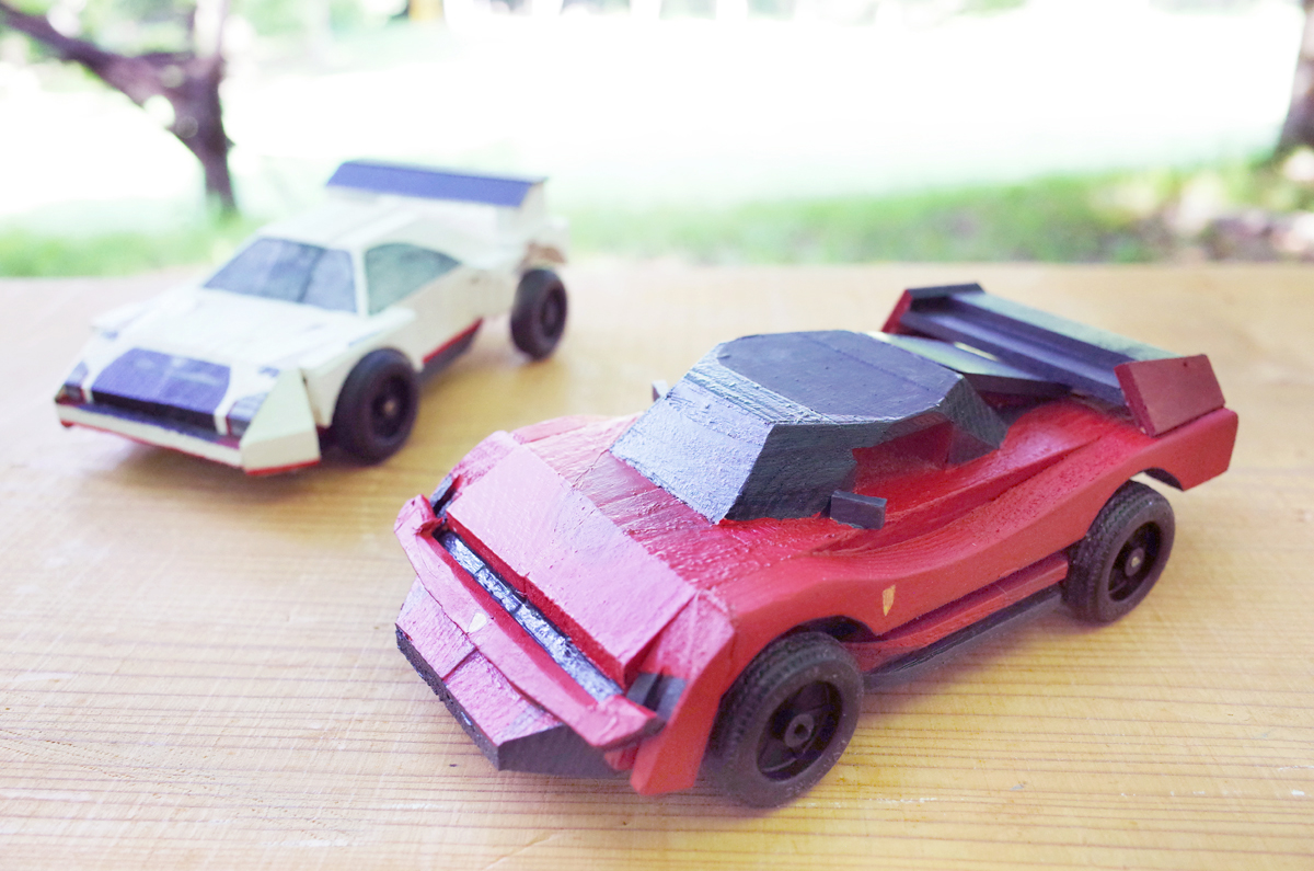 木工｢動くスーパーカー｣