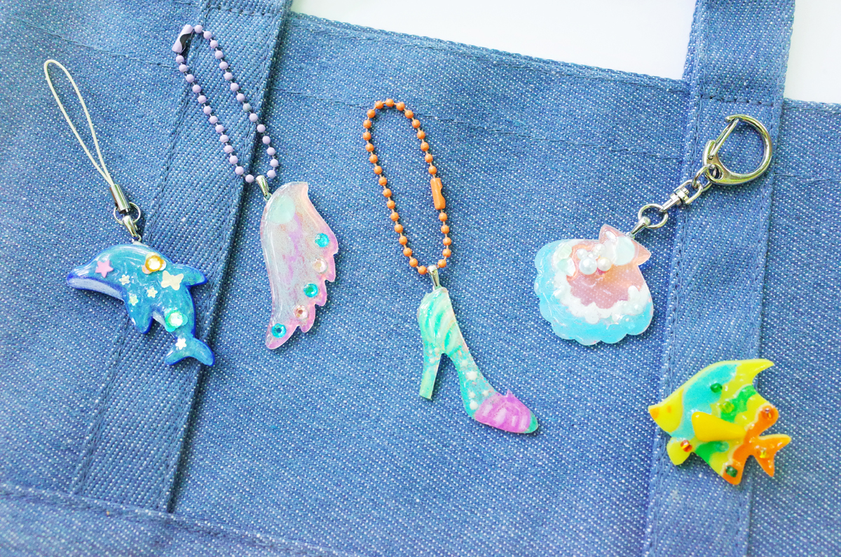 UVレジン｢オーロラアクセサリー｣