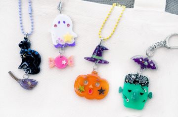 ハロウィンゆらゆらキーホルダー の画像