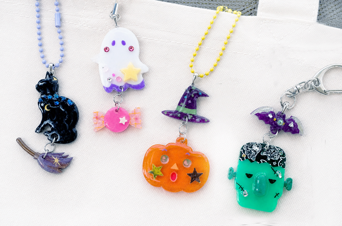 ハロウィンゆらゆらキーホルダー
